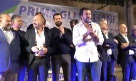Matteo Salvini ad Ascoli sulle elezioni regionali: "Non mollate, il Governo ce lo riprendiamo"