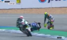 Moto 2, Gp Thailandia: vince Marini, caduta per Baldassarri (VIDEO)