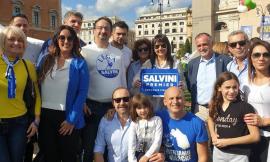 Arrigoni sulla manifestazione a Roma: "Oltre 1500 marchigiani presenti per Salvini, un successo straordinario" (FOTO)