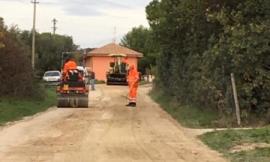 Civitanova, iniziati i lavori in via Doria: investiti 88mila euro per la sistemazione del manto stradale