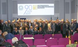Macerata, i geometri festeggiano i 90 anni della professione: premiati gli iscritti da più di 40 anni