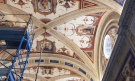 Recanati, lavori alla Sala Consiliare del Comune in fase di ultimazione
