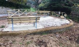 Recanati, terminati i lavori del Giardino delle Parole Interrotte (FOTO)