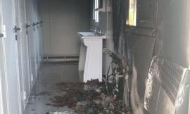 Camerino, vandali in azione nell'area container di Vallicelle