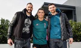 La Lube a casa di Cristiano Ronaldo: giocatori e staff ospiti della Juventus