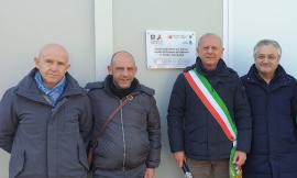 Caldarola, inaugurati i nuovi spogliatoi del campo polivalente "Nicolò Ceselli"
