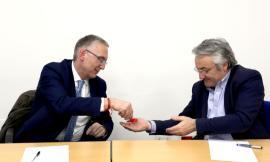 Ospedale di Camerino, Ceriscioli elogia Maccioni: "Un esempio di efficienza in una situazione dove a mancare è il tempo" (FOTO)