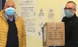 Camerino, arrivate le prime 400 mascherine donate dalla Andrea Bocelli Foundation