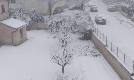 Neve a fine marzo: la provincia di Macerata si sveglia imbiancata