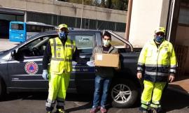 Treia, la Protezione Civile distribuisce le mascherine