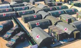 Emergenza Covid-19, la Marina Militare arriva nelle Marche con un ospedale da campo