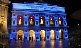 Giornata mondiale sull'autismo: a Macerata lo Sferisterio si illumina di blu