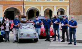 San Severino, i soci del Gruppo Amatori 500 donano al Sindaco mascherine per adulti e bambini