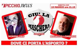 "Giù la maschera": da venerdì 15 maggio la nuova trasmissione in diretta web di Picchio News