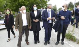 Ricostruzione post-sisma, Legnini in visita ad Amatrice: ad agosto via ai lavori del nuovo Ospedale