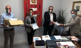 Tolentino, 500 mascherine donate al Comune
