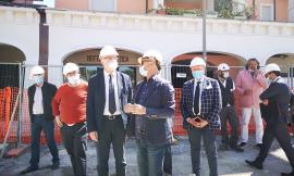 Tolentino, post-sisma: consegnati i lavori per la realizzazione di 18 alloggi in piazzale della Battaglia (FOTO)
