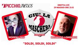 "Giù la maschera": confermati gli ospiti della quinta serata dal titolo "Soldi, soldi, soldi"