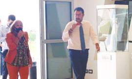 Salvini in visita all'azienda Loriblu: "Faremo il possibile per sostenere il settore calzaturiero"
