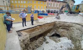 San Severino, grotte sotto piazza Del Popolo: svolto il sopralluogo della Soprintendenza