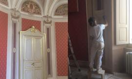 Macerata, ricostruzione post-sisma: in Provincia torna a splendere la sala della presidenza
