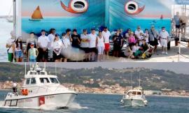 Civitanova, gita in barca per i ragazzi della colonia estiva nel rispetto delle norme anti-Covid