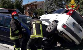 Treia, schianto lungo la Statale: due feriti al Pronto Soccorso
