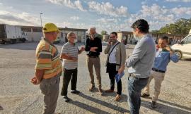 Macerata, Sandro Parcaroli al mercato ortofrutticolo di Piediripa: "deve diventare un'eccellenza"