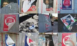 "Nostri manifesti distrutti in tutta la Regione": la denuncia della Lista Comunista per le Marche