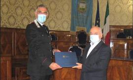 Macerata, Pettinari riceve  il nuovo Comandante Provinciale dei Carabinieri Nicola Candido
