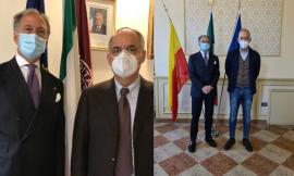 Il questore Pignataro ai saluti, incontro con il rettore Unimc e con il sindaco di Civitanova