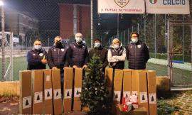 Tolentino, 16 alberi di Natale per fare più bello viale Benadduci: il done delle Cantine Riunite