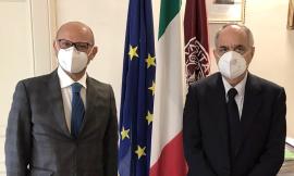 Unimc, il rettore Adornato dà il benvenuto al nuovo questore Vincenzo Trombadore