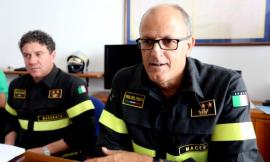 Macerata, i Vigili del Fuoco festeggiano Santa Barbara in forma ridotta causa Covid