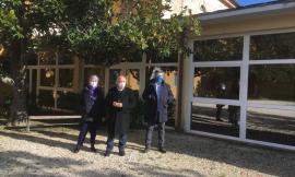 Macerata, conclusi i lavori al porticato dell’Istituto Agrario: restyling anche del cortile