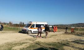 Potenza Picena, perde il controllo della moto da cross e si schianta: ragazzo trasportato a Torrette