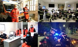 Macerata, il Capodanno in lockdown non ferma i 'Soccorritori': notte serena ma a guardia alta (VIDEO e FOTO)