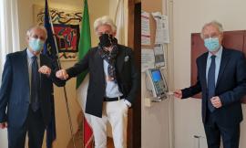 Macerata, Francesco Massi timbra per la prima volta il cartellino: il saluto del sindaco