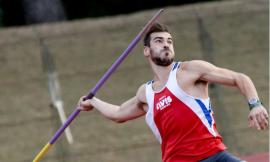 Atletica Avis Macerata, vola il giavellotto di Emanuele Salvucci: il 25enne disintegra il suo record