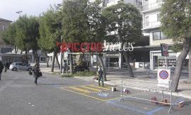 Civitanova, lavori in piazza XX Settembre: restyling per il marciapiede del vialetto nord