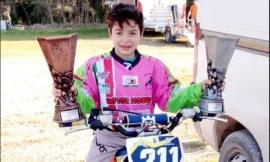 Motocross, Tolentino ha il suo baby campione: Fabio Santecchia 'argento' ai campioni regionali