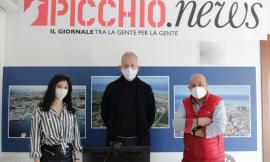 Picchio News sbarca a Civitanova, Ciarapica 'benedice' la nuova sede: non è un pesce d'aprile (FOTO)