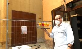 Camerino, un brindisi con il nuovo 'Noè Errante' scalda il cuore del centro: "Qui c'è la mia identità" (VIDEO e FOTO)