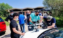 Civitanova, ciak si gira: riprese in corso per il film "Criminali si diventa" con Lodo Guenzi