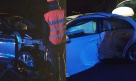 Treia, scontro tra due auto lungo la 'Cingolana': un dottore trasportato a Torrette in gravi condizioni (FOTO)