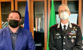 Allarme cinghiali nelle Marche, il vicepresidente Carloni incontra il comandante Andreatta