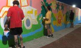 Potenza Picena, la street art dà nuova vita all'ex casello ferroviario: intervista agli ideatori