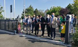Gualdo, taglio del nastro per la nuova area camper: "Piccolo segnale di rinascita"