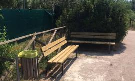 Civitanova, restyling delle aree verdi con 30 nuove panchine