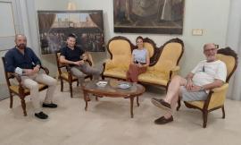 Potenza Picena, l'attore Guido Roncalli ospite in Comune: sul piatto l'ipotesi di una fiction